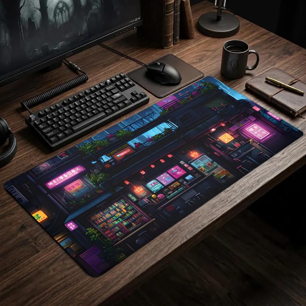 Gaming Accessories Shop - Ramen Shop Mouse Pad Desk Mats
