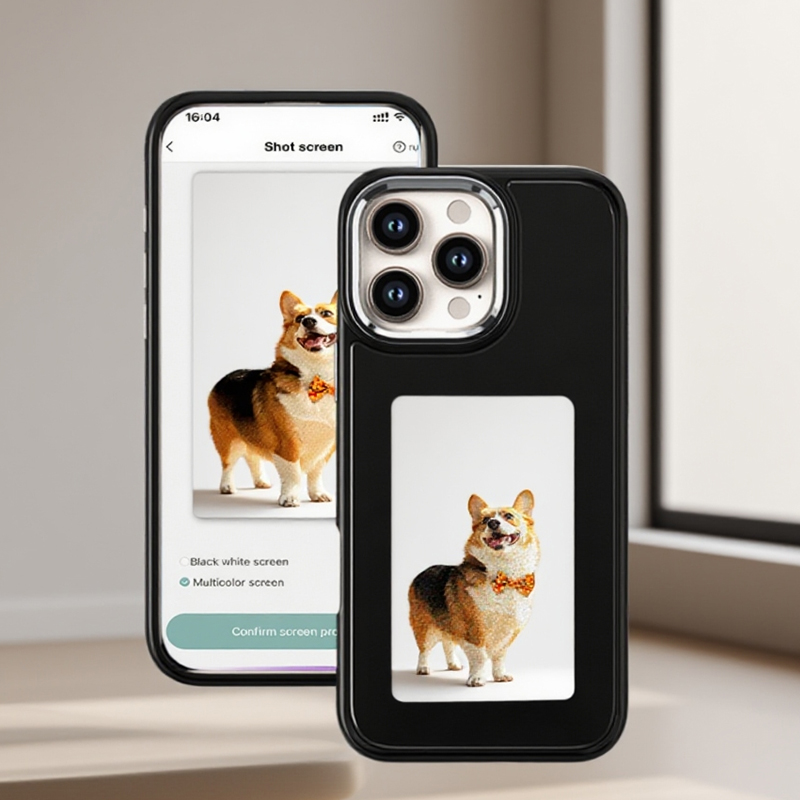 Gaming Accessories Rack - DIY E-Ink Screen Phone Case NFC