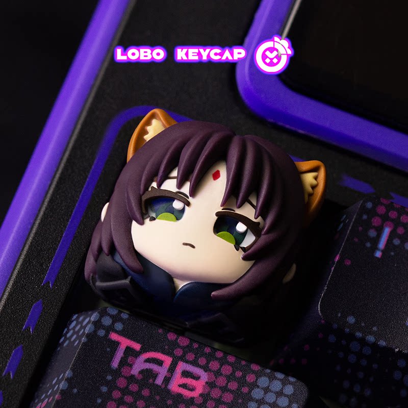 Lobo Keycap Creative Anime Art - Gaming Accessories In China recension och pris