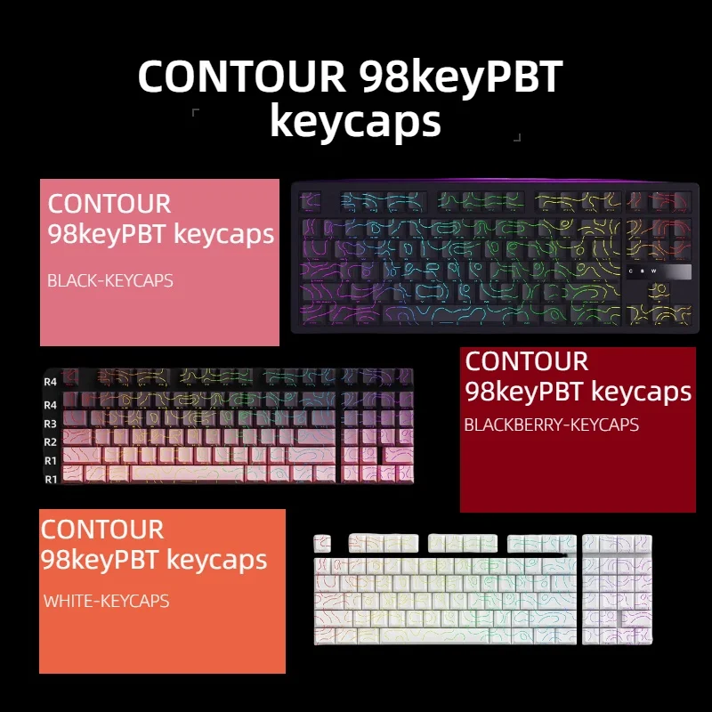 Contour KM98 PBT Keycaps-Perfe - Gaming Accessories Aesthetic recension och pris