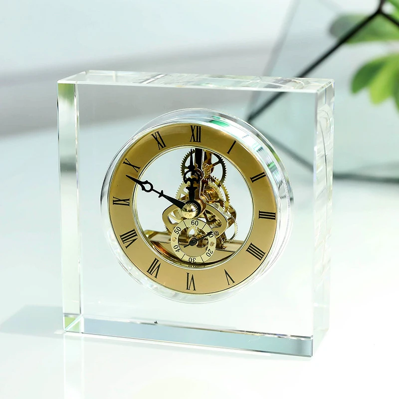 Crystal Silent Table Clock Lux - Accessories For Your Gaming Room recension och pris