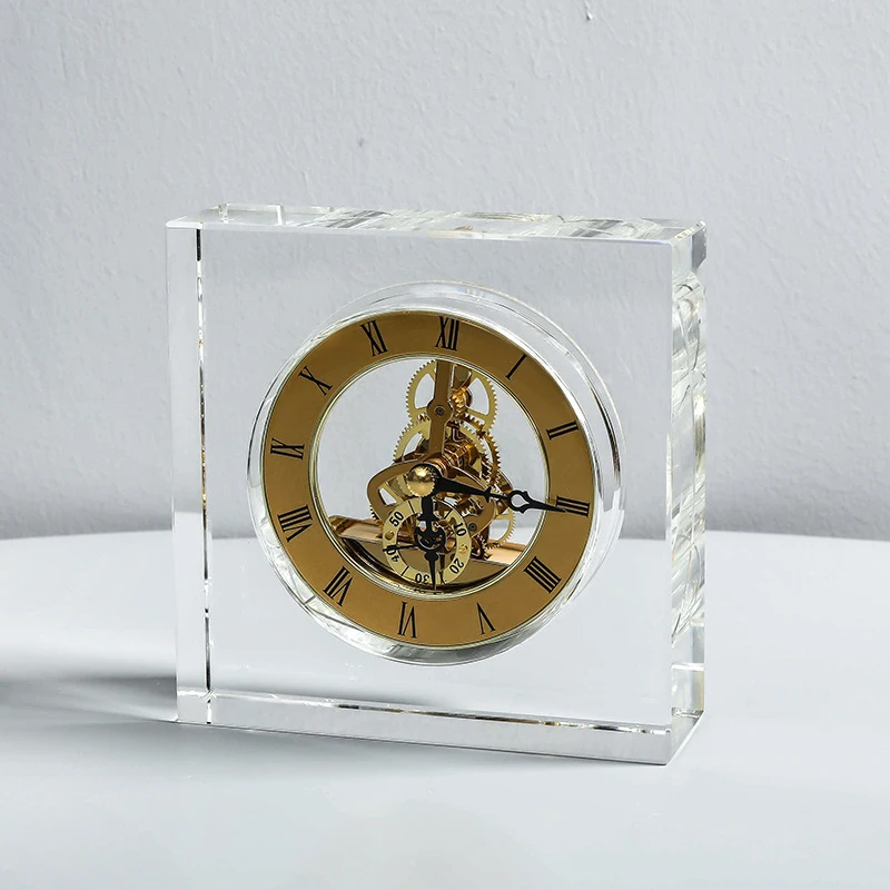 Crystal Silent Table Clock Lux - Accessories For Your Gaming Room recension och pris