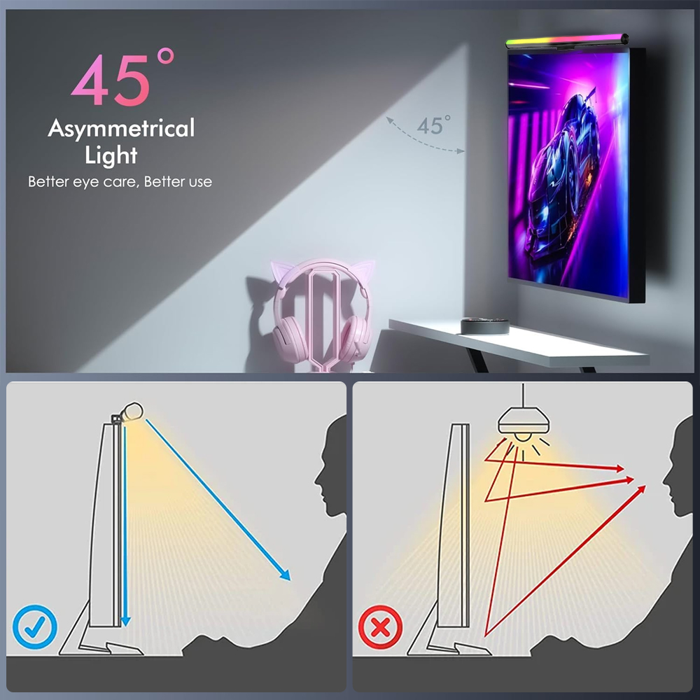 Wifi Computer Lightbar Monitor - Accessories For Your Gaming Room recension och pris