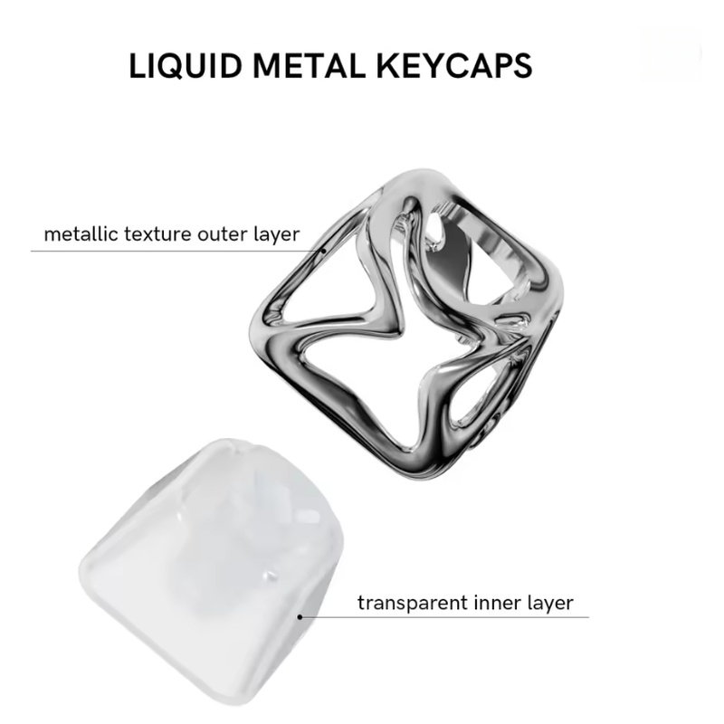 Metal Electroplating Transluce - Gaming Accessories Aesthetic recension och pris