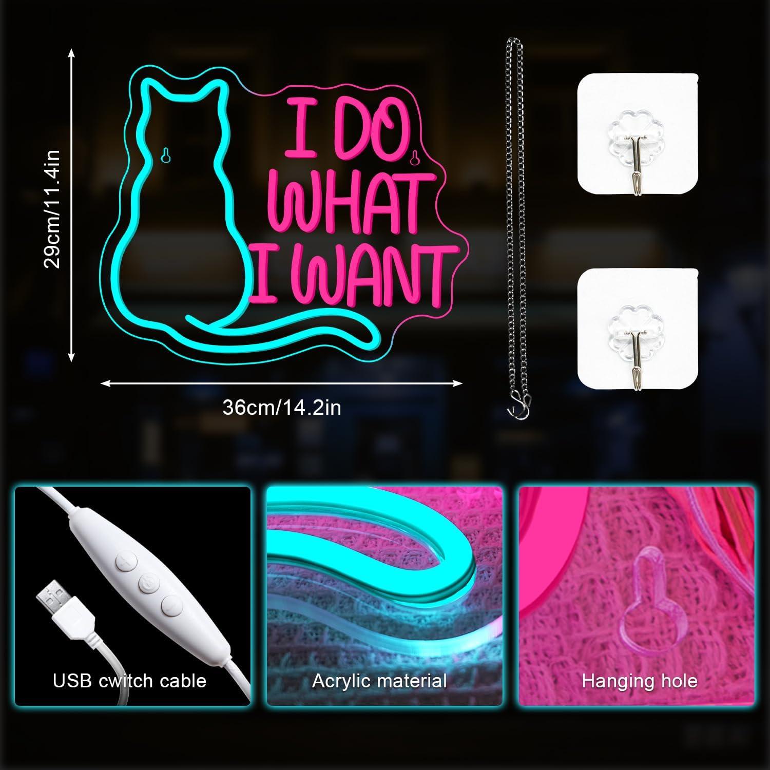 Cat Neon Sign USB Dimmable LED - Gaming Accessories Shop recension och pris