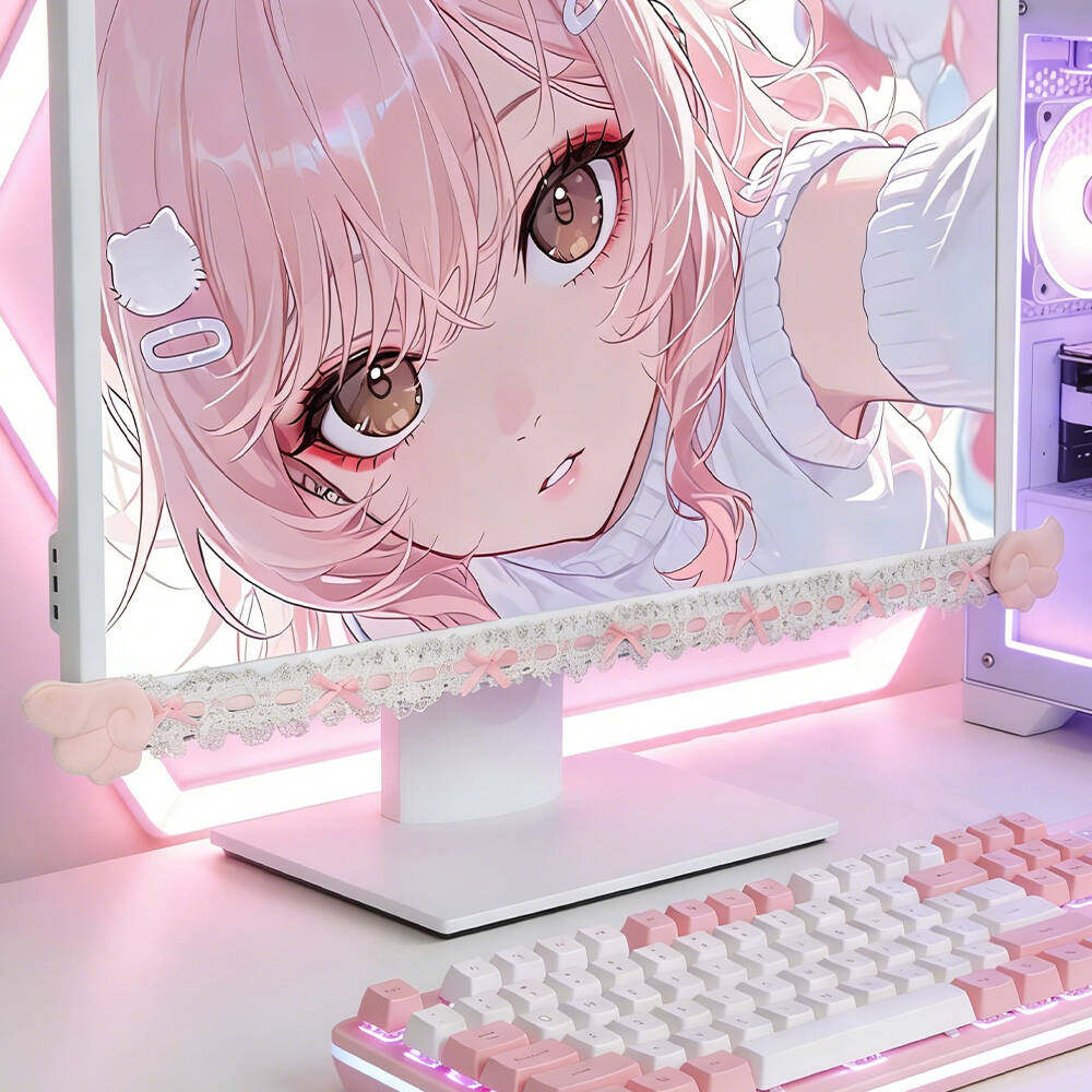 Bow Lace Cute Table Screen Dec - Accessories For Your Gaming Room recension och pris