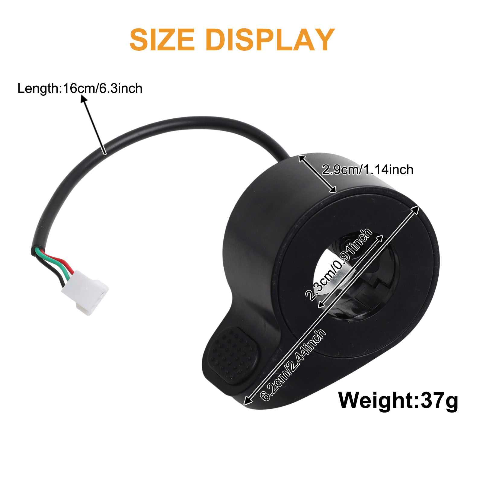 1 Pc Electric Scooter Thumb Th - Gaming Accessories Rack recension och pris