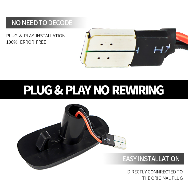 2PCS LED Dynamic Side Marker L - Gaming Accessories Rack recension och pris