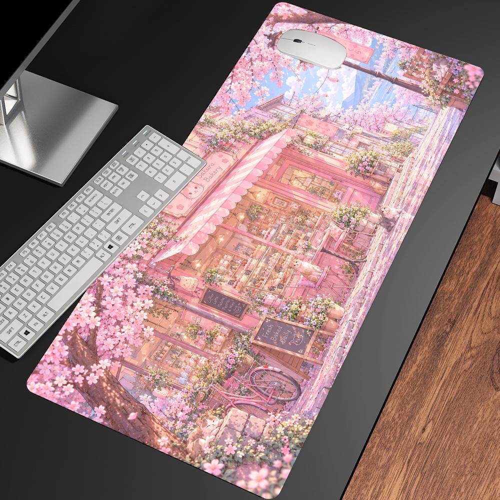 Cherry Blossom Shop Desk Mat T - Gaming Accessories Shop recension och pris