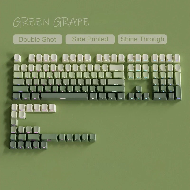 135 Key Cherry Profile Green G - Gaming Accessories Aesthetic recension och pris