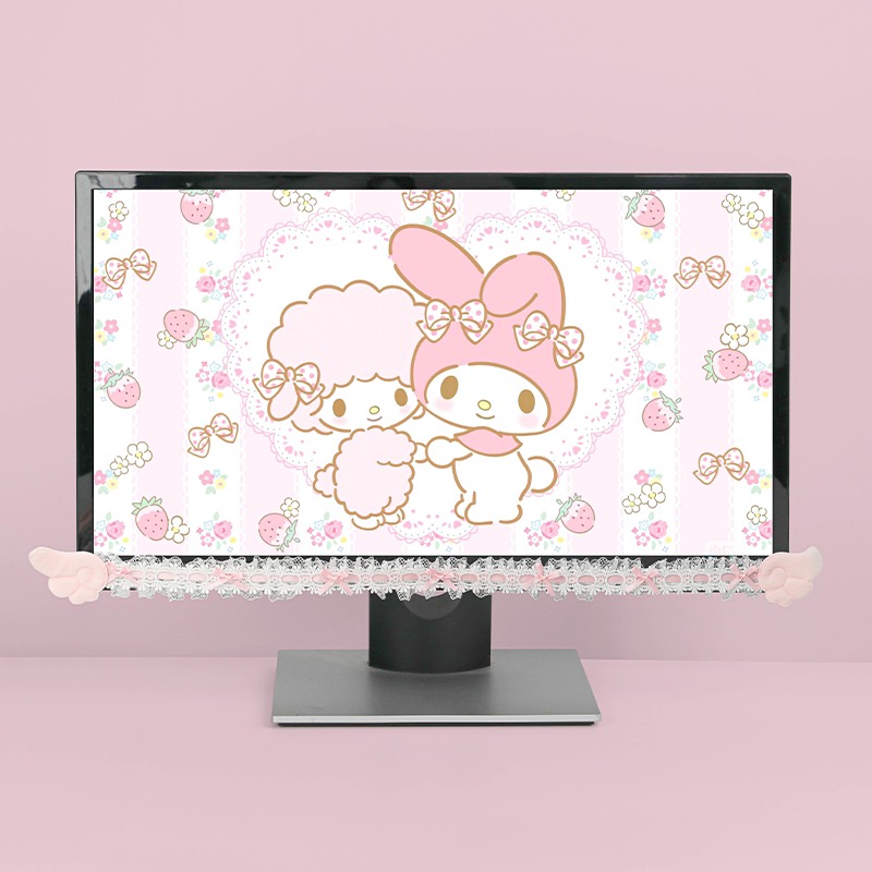 Cute Lace Monitor Frame Decor  - Accessories For Your Gaming Room recension och pris