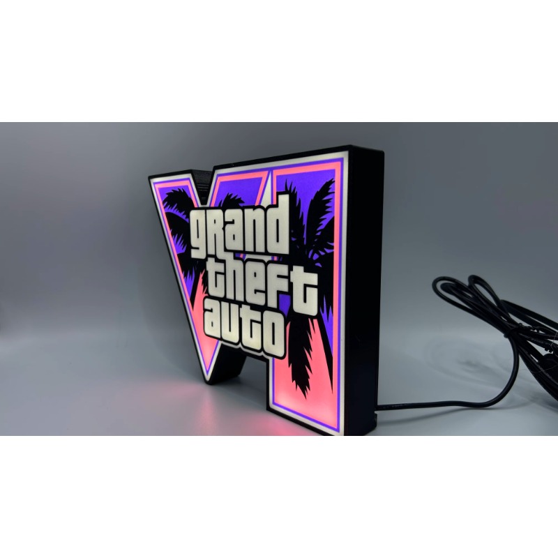 GTA 6 Grand Theft Auto VI LED  - Accessories For Your Gaming Room recension och pris