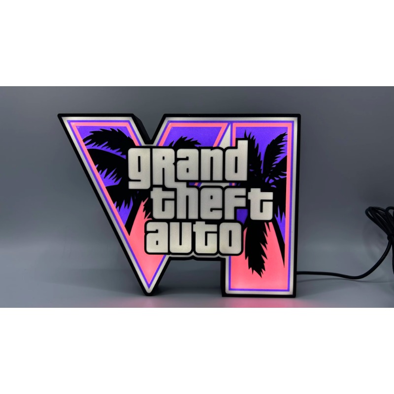 GTA 6 Grand Theft Auto VI LED  - Accessories For Your Gaming Room recension och pris