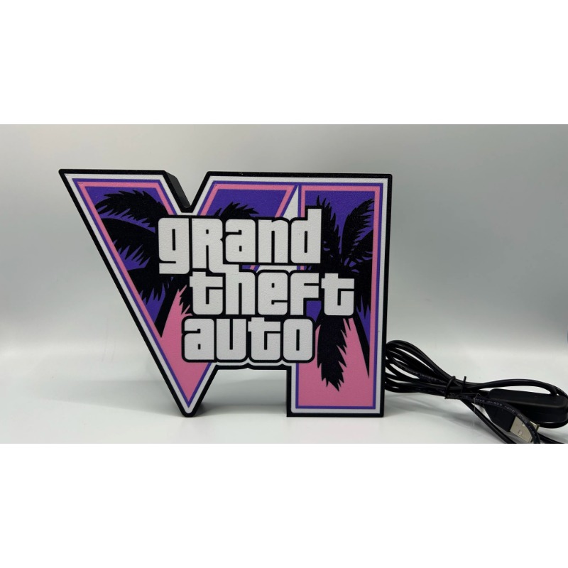 GTA 6 Grand Theft Auto VI LED  - Accessories For Your Gaming Room recension och pris