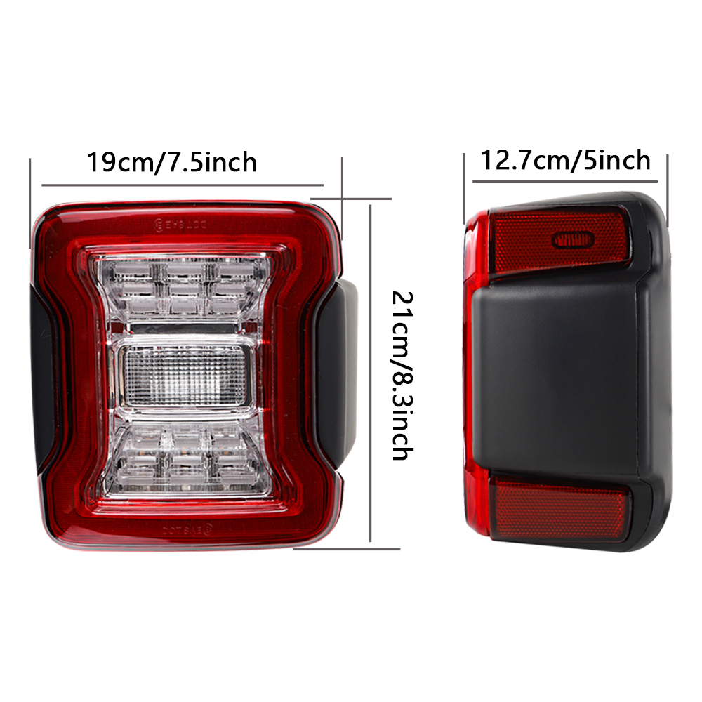 LED Tail Lights for Jeep Wrang - Gaming Accessories Rack recension och pris