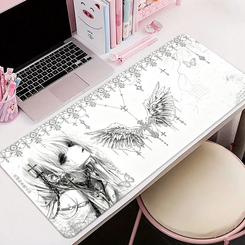 Leather Mousepad Black White A - Gaming Accessories Rack recension och pris